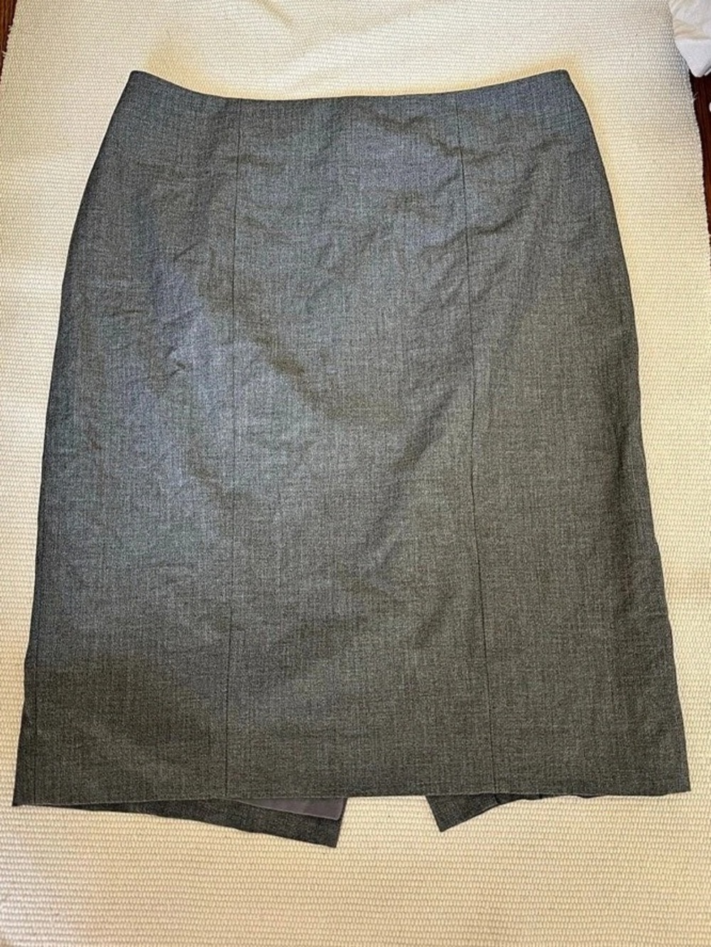 Ann Taylor Women's Gray Pencil Skirt Size 4 Like New